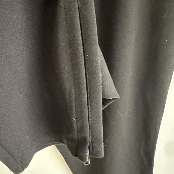 Worthington Black Leggings with Faux Leather Detail size 3x New with Tags - Picture 5 of 6